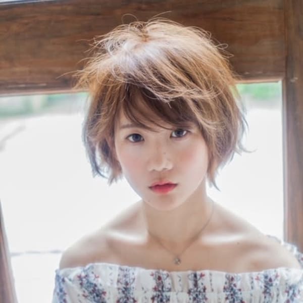 ハイライトカラーマッシュショートウルフRold大宮