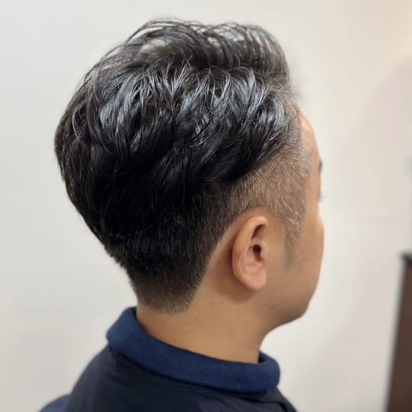 ナチュラルパーマ/パーマ/バック/ニュアンスパーマ/神保町