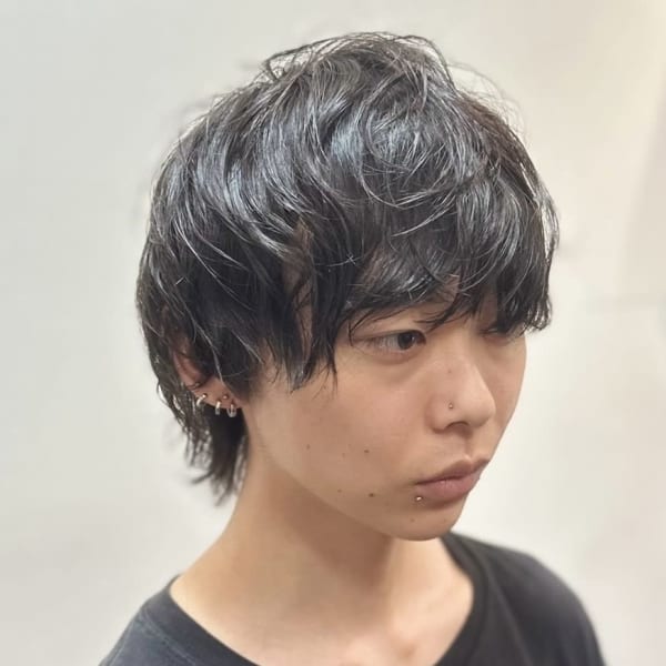 ウルフパーマ/パーマ/ランダム/ニュアンスパーマ/神保町