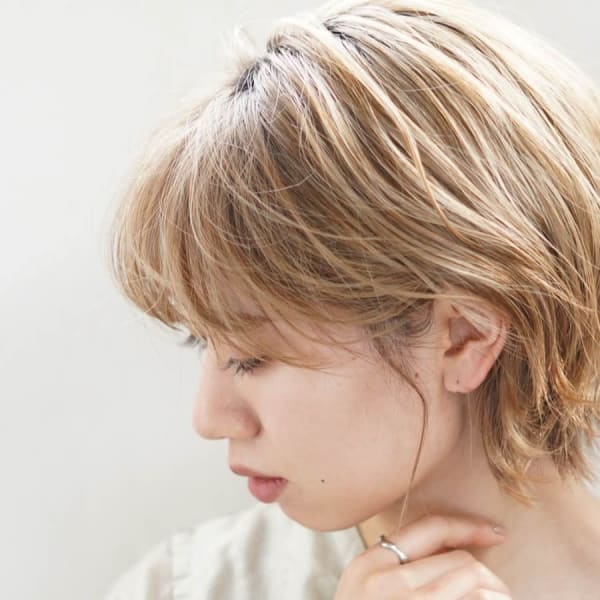 ハイトーンベージュ◇美髪◇まるみショート|Lukia