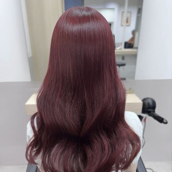 韓国ヘア☆チェリーレッド　#OKUMURA|Luana hair＆treatment
