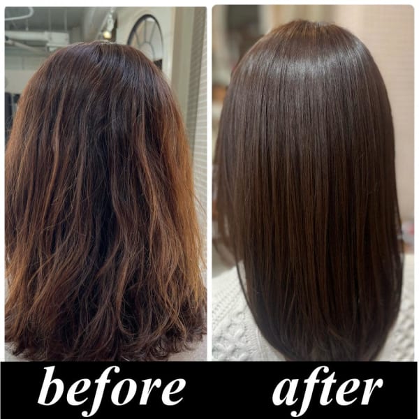 【美髪整形】異次元の最新髪質改善☆シルク酸性ストレート