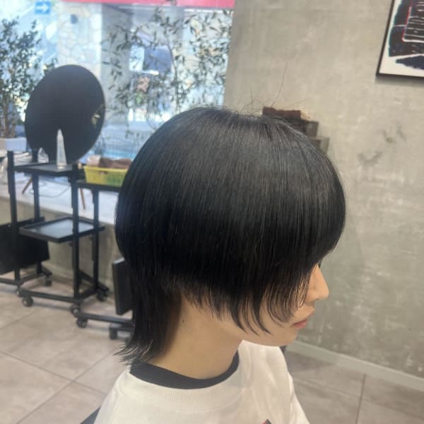 中性ウルフ/メンズカット/メンズ特化/ウルフ