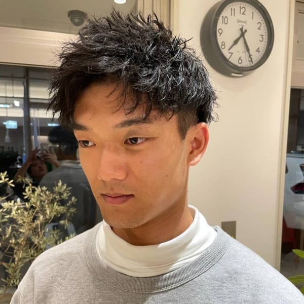 緩めツイストパーマ