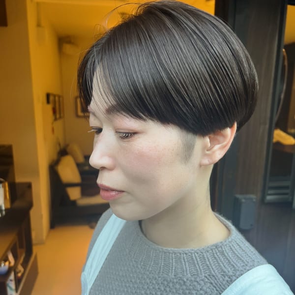 メンズライク マッシュショート