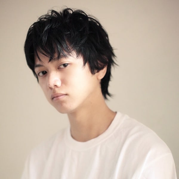 メンズカット ウルフ ショート パーマ 代官山 中目黒