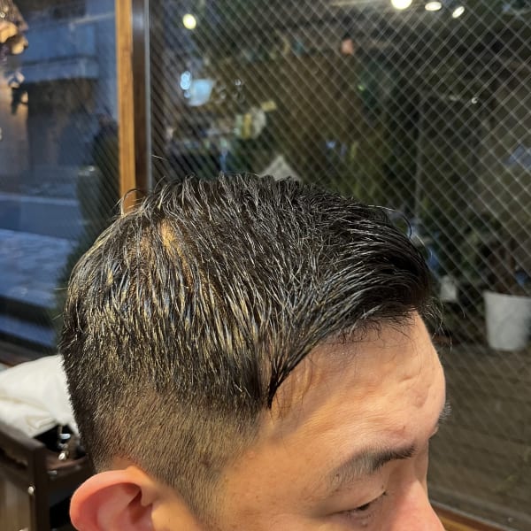 メンズショートバーバースタイル 30代40代50代