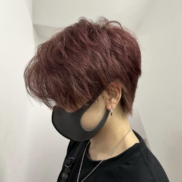 ニュアンスピンクショート