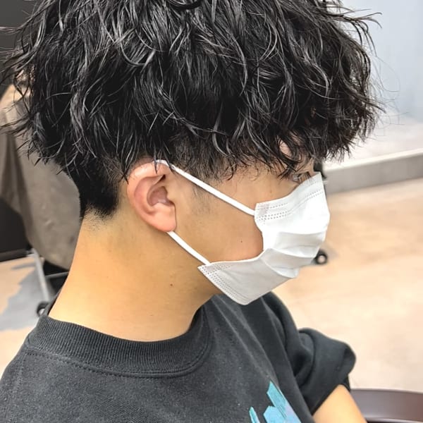 縦落ちツイストスパイラルパーマ