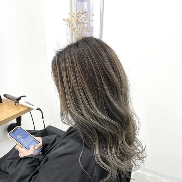 筋感バレイヤージュ