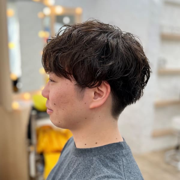 ツイストスパイラルパーマ×刈り上げマッシュ|Eleanor spa&treatment 渋谷公園通り