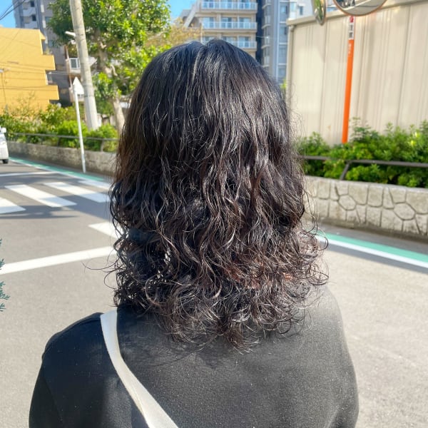 スパイラルパーマ