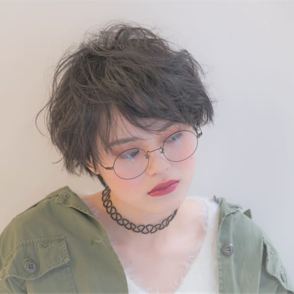 くせ毛風ショートマッシュ|Lukia