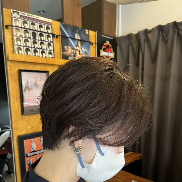 大人可愛い20代30代40代ナチュラルハンサムショート◎