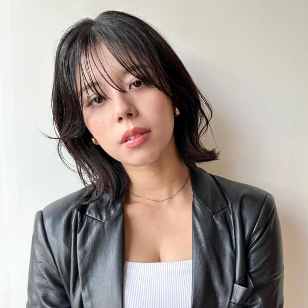 外ハネレイヤーボブ|Ash 祐天寺店