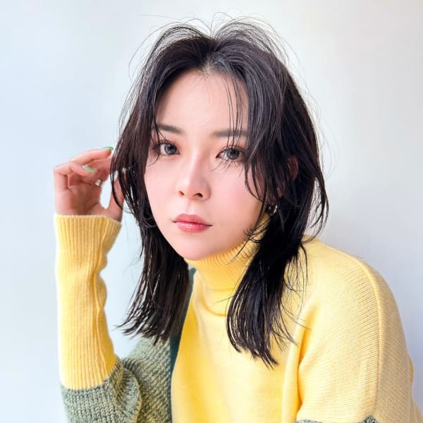 センターパートレイヤー|Ash 祐天寺店