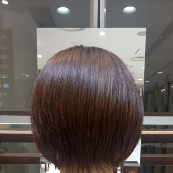 大人丸みショートボブ