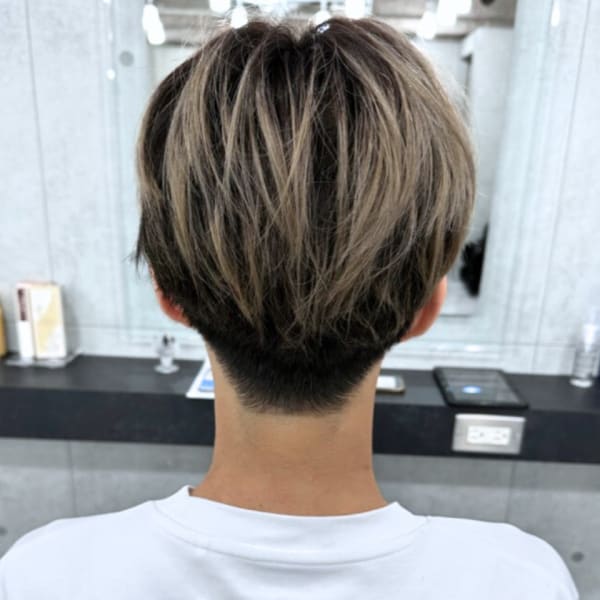 MEN’S HAIR/ウルフ/アッシュブラック/銀座/東銀座