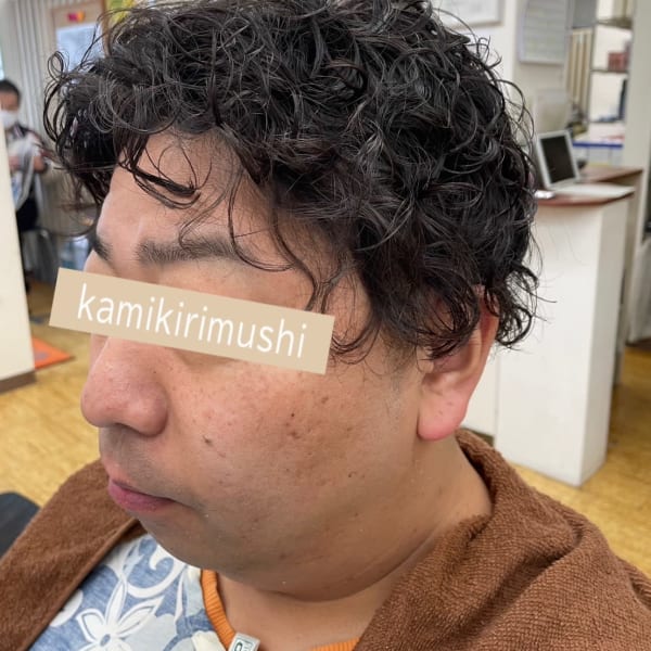 ツーブロック・デザインパーマ