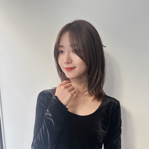 韓国ハッシュカットくびれレイヤーミディアム|ALICe by AFLOAT