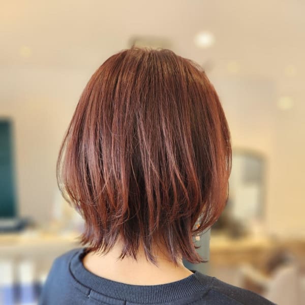 チェリーピンク×外ハネボブ