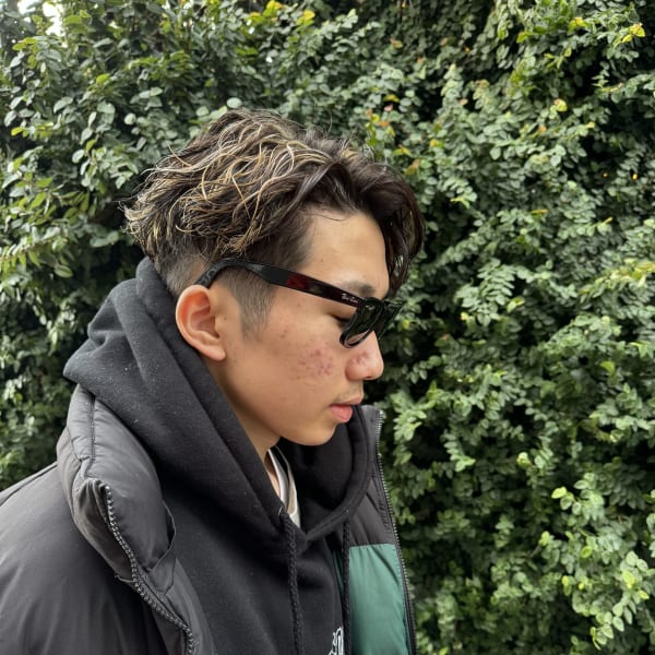 ハイライト×ニュアンスパーマ