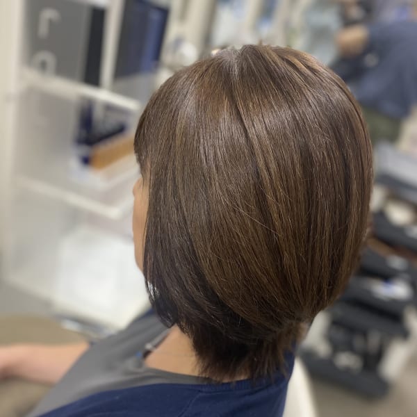 白髪ぼかしグレイカラー|Hair Make NEWYORK 根津店