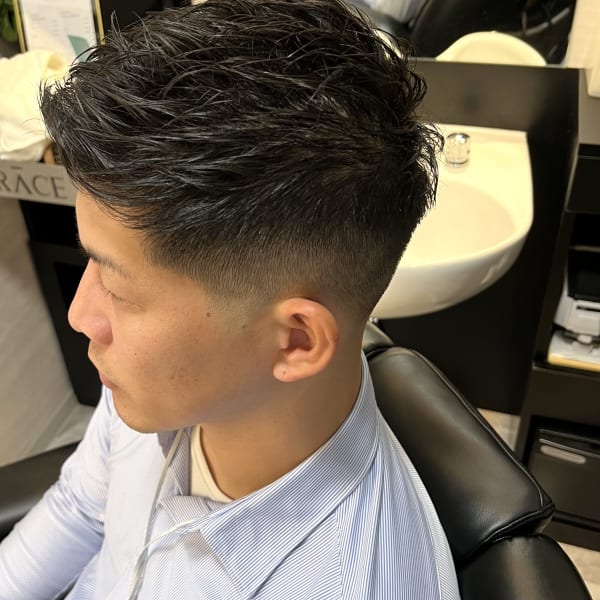 ミディアムスキンフェード【池袋】【理容室】