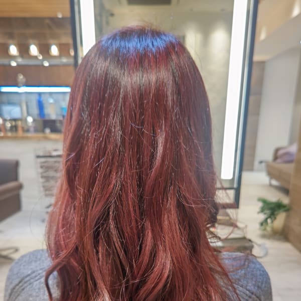 ピンクハイライト♪|hair salon M.techo恵比寿