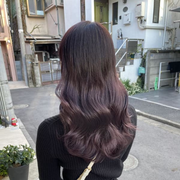 ブリーチなしラベンダー