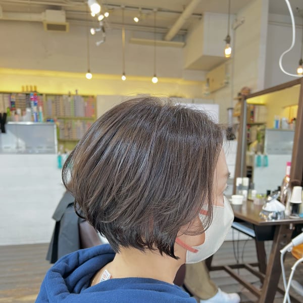 ナチュラルショートボブ|CLOUD HAIR