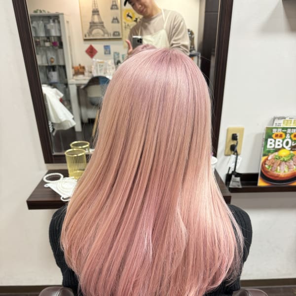 ホワイトピンク　2〜3ブリーチ|Dr’＋DOCTOR PLUS