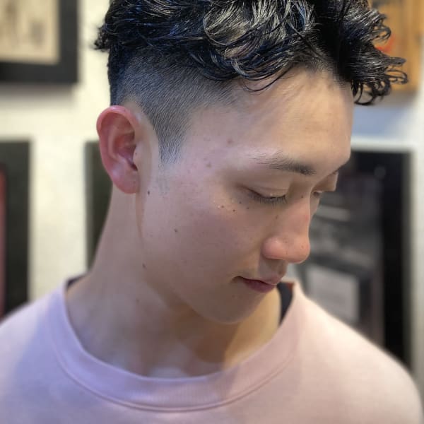 2023年　アイロンパーマ×ビジネスショート