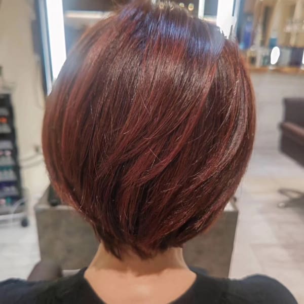 ショートハイライト★ピンク系