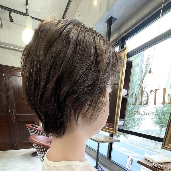 跳ねないボブスタイル