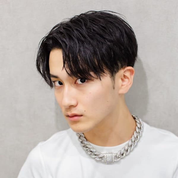 韓国ナチュラルセンターパートニュアンスパーマ