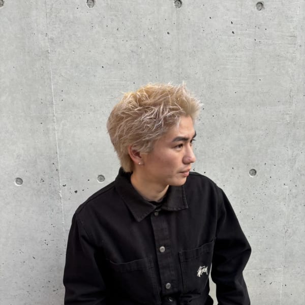 スパイキーショート　アップバング|unique x KENJE 町田