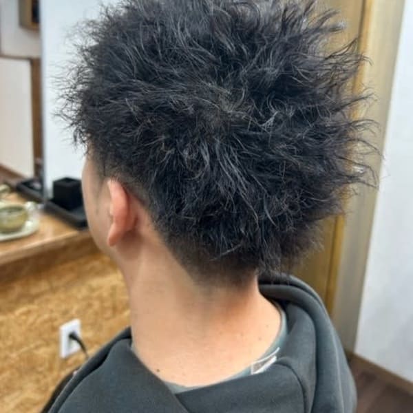 メンズ　ツイストパーマ