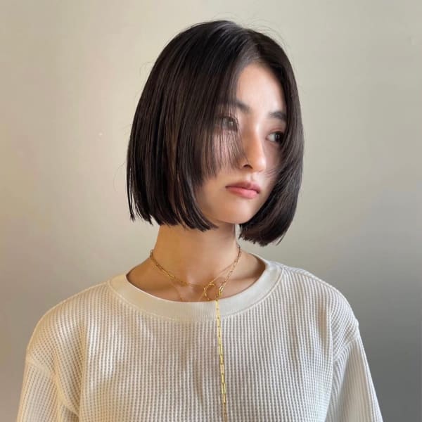 フェイスレイヤー/切りっぱなしボブ/ぷつっとボブ/oway