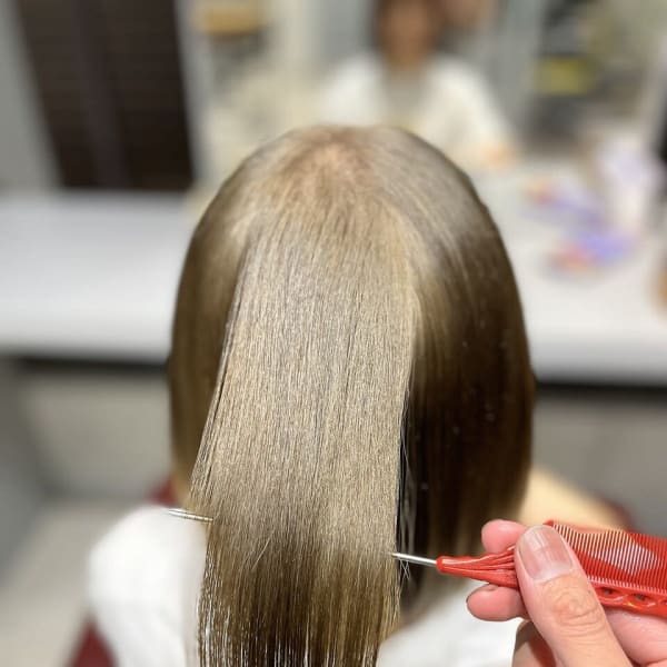 ショートボブ×ハイトーン★☆グレージュ☆★