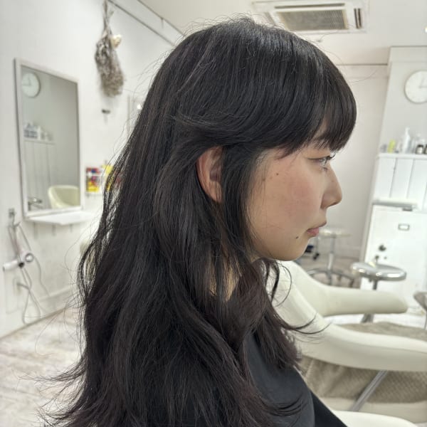 フェザーバングなウェーブロング