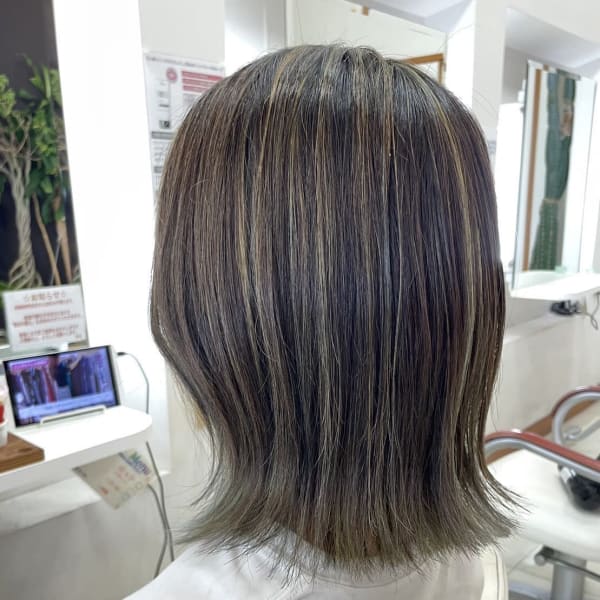 切りっぱなしボブ