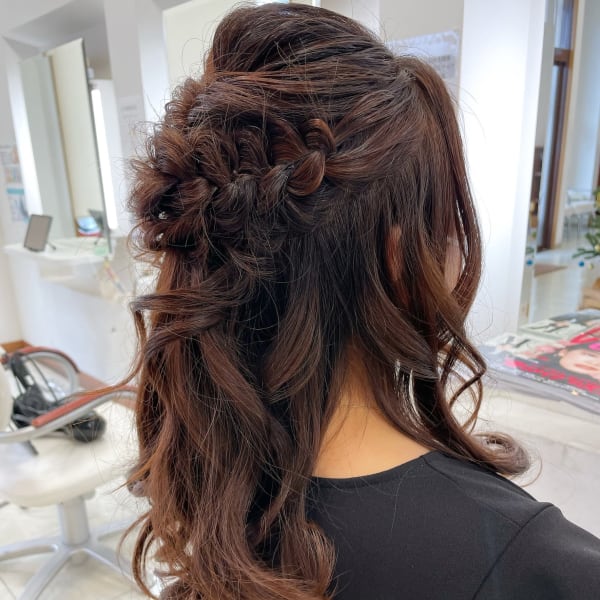 ヘアセット　ヘアアレンジ