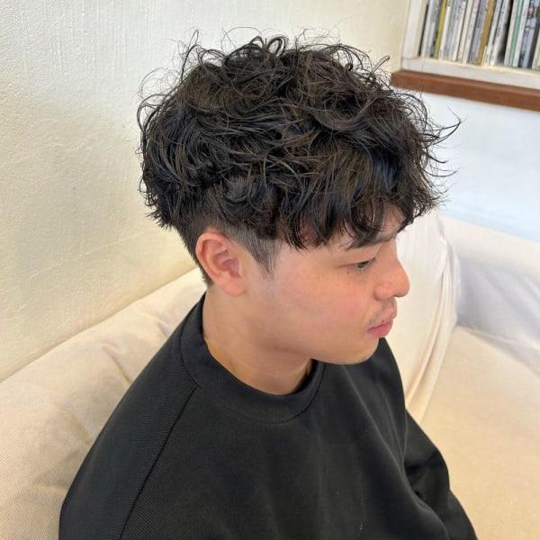 パーマ/メンズパーマ/ツーブロ/ちさき