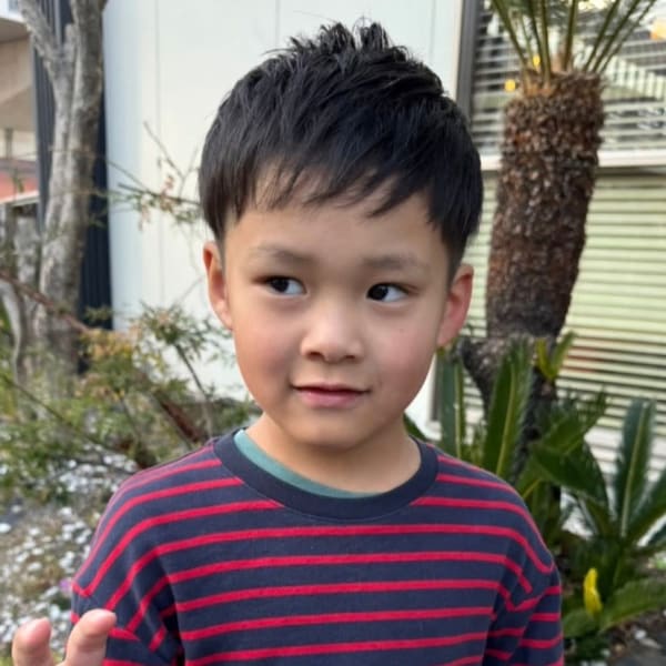 キッズカット　ツーブロック　マッシュ