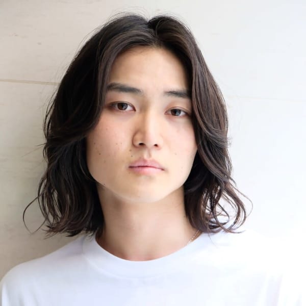 【ささき】キムタク風90年代ミディアムウェーブ/ウルフ