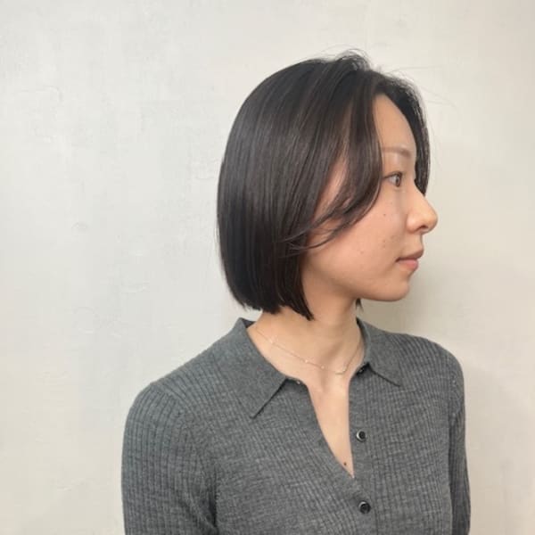 韓国風ボブスタイル