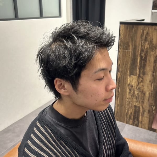 ボックススパイキーショート|REAR MAN private hair salon