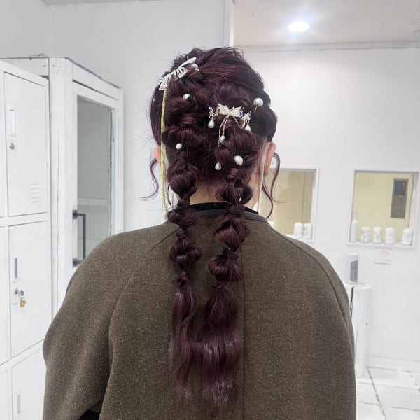 ツインポニーアレンジ*