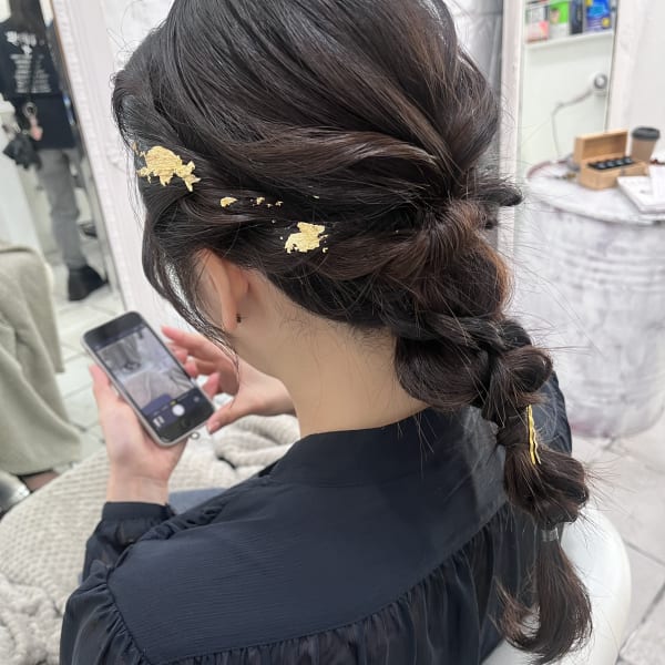 編み下ろしアレンジ*